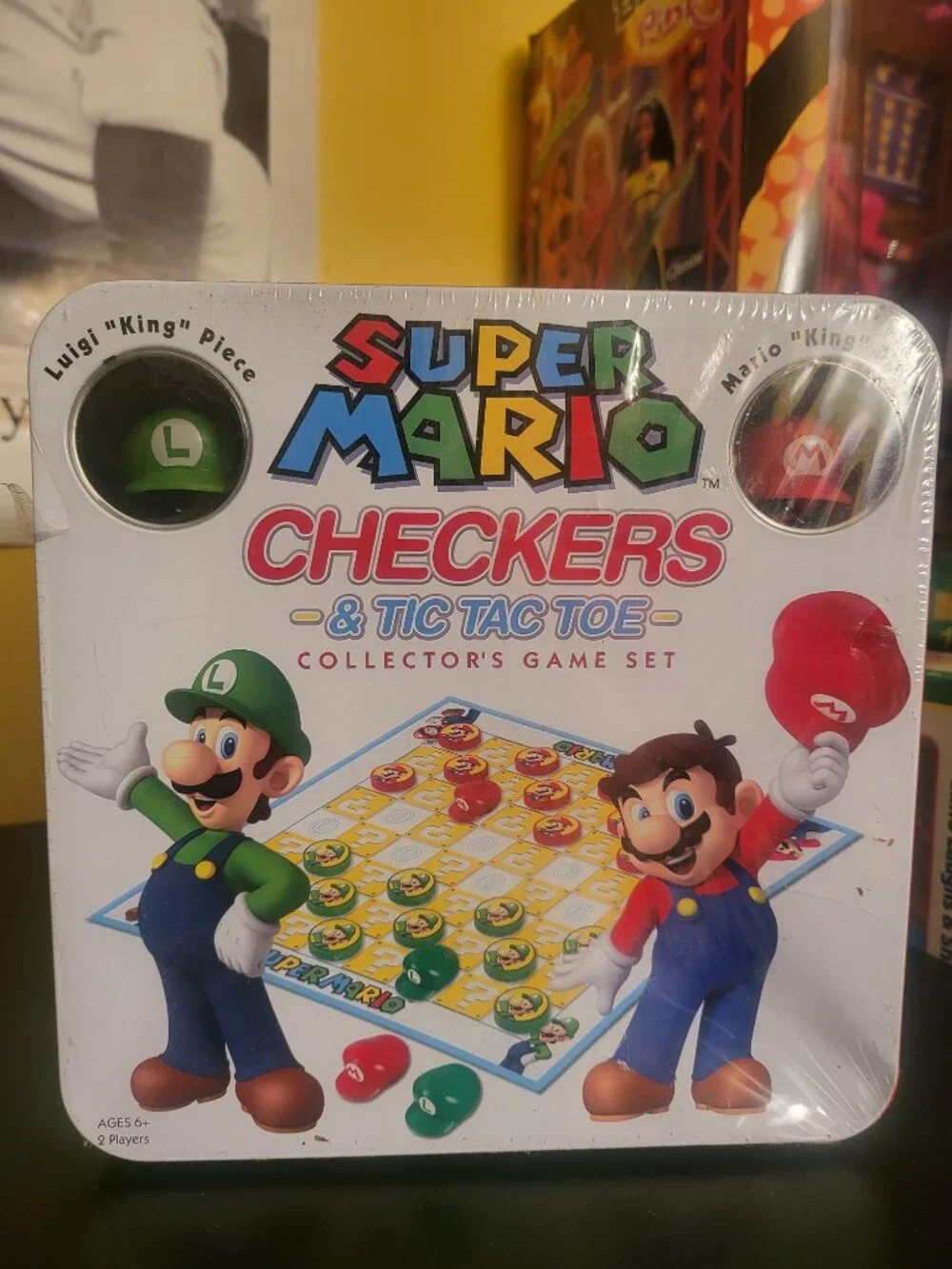 Mario Checkers game